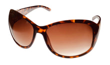 Load image into Gallery viewer, Reaction Sunglass Womens Tortoise Rectangle Plastic, Gradient Lens KC1101. 52F