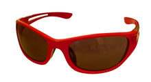 Load image into Gallery viewer, Timberland Sunglass Mens Red Rectangle Plastic, Smoke Len TB7064 66A