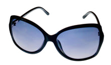 Load image into Gallery viewer, Kenneth Cole Reaction Black Rectangle Womens Plastic Sunglass, KC1408. 1B