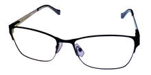 Load image into Gallery viewer, Lucky Brand Mens Black Soft Rectangle Metal Frame Tides 54mm