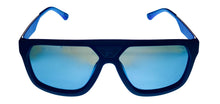 Load image into Gallery viewer, Fila Matte Blue Mens Plastic Aviator Sunglass Polarized Flash Lens SF8496. U43P