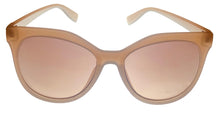 Load image into Gallery viewer, Kenneth Cole Reaction Womens Cat Eye Clear Beige Plastic Sunglass KC1411. 25F
