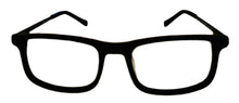 Load image into Gallery viewer, Lucky Mens Ophthalmic Matte Black Soft Rectangle Plastic Frame D805 45mm