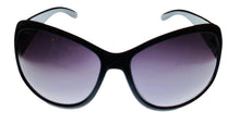 Load image into Gallery viewer, Reaction Sunglass Womens Black Rectangle Plastic, Gradient Lens KC1101. 1B
