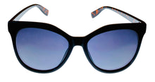 Load image into Gallery viewer, Kenneth Cole Reaction Womens Cat Eye Black Tortoise Plastic Sunglass KC1411. 1B