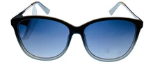 Load image into Gallery viewer, Lucky Brand Black Grey Fade Womens Sunglass Cateye Plastic, Smoke Lens Pismo