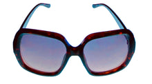 Load image into Gallery viewer, Kenneth Cole Reaction Womens Tortoise Square Plastic Sunglass KC1412. 52B