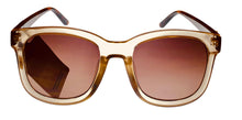 Load image into Gallery viewer, Lucky Brand Womens Plastic Taupe Large Square Sunglass, Gradient Lens D2006