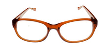 Load image into Gallery viewer, Lucky Brand Womens Eyeglass Brown Soft Rectangle Plastic Busy Bee 46mm