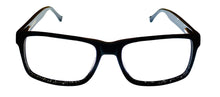 Load image into Gallery viewer, Lucky Mens Ophthalmic Black Soft Rectangle Plastic Frame D401 55mm