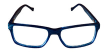 Load image into Gallery viewer, Lucky Mens Ophthalmic Blue Soft Rectangle Plastic Frame D401 55mm