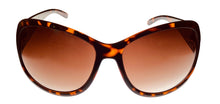 Load image into Gallery viewer, Reaction Sunglass Womens Tortoise Rectangle Plastic, Gradient Lens KC1101. 52F