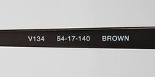 Load image into Gallery viewer, John Varvatos V134 Eyeglasses V-134 Brown Optical Frame John Varvatos