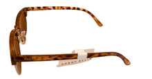 Load image into Gallery viewer, Perry Ellis Mens Sunglass Blonde Tort Plastic Square, Solid Brown Lens PE99 2