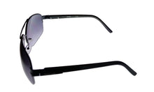 Load image into Gallery viewer, Kenneth Cole Reaction Mens Sunglass Satin Black Metal Aviator, Smoke KC1126 2B