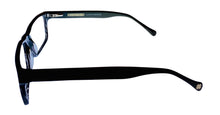 Load image into Gallery viewer, Lucky Mens Ophthalmic Black Soft Rectangle Plastic Frame D401 55mm
