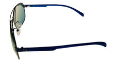 Load image into Gallery viewer, Fila Matte Brown Mens Metal Aviator Sunglass, Polarized Smoke Lens SF8493. 627P