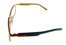 Load image into Gallery viewer, Fila Mens Gold Green Ophthalmic Soft Rectangle Metal Frame F0014. 03. 55mm