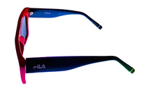 Load image into Gallery viewer, Fila Unisex Sunglasses Plastic Black Cateye, Gradient Lens. SF9481. Red