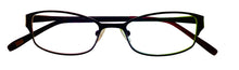Load image into Gallery viewer, Jones New York Mens Metal Soft Rectangle Eyewear Frame, J134 Plum 48mm