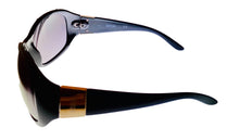 Load image into Gallery viewer, Reaction Sunglass Womens Black Rectangle Plastic, Gradient Lens KC1101. 1B