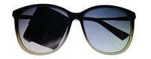 Load image into Gallery viewer, Lucky Brand Black Grey Fade Womens Sunglass Cateye Plastic, Smoke Lens Pismo