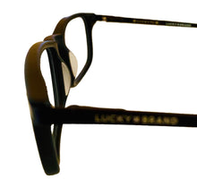 Load image into Gallery viewer, Lucky Mens Ophthalmic Matte Black Soft Rectangle Plastic Frame D805 45mm