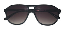 Load image into Gallery viewer, Perry Ellis Mens Sunglass Black Plastic Rectangle, Smoke Gradient Lens PE61 2