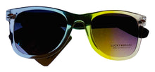 Load image into Gallery viewer, Lucky Brand Mens Clear Plastic Square Sunglass, Gradient Lens Campbell