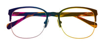 Load image into Gallery viewer, Lucky Brand Mens Ophthalmic Eyeglass Rectangle Rimless Purple Metal D105. 53mm