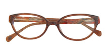 Load image into Gallery viewer, Lucky Brand Womens Ophthalmic Eyeglass Rectangle Sunrise Brown Plastic 52mm