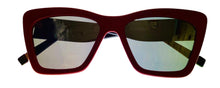Load image into Gallery viewer, Fila Unisex Sunglasses Plastic Black Cateye, Gradient Lens. SF9481. Red