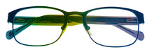 Load image into Gallery viewer, Lucky Brand Mens Black Soft Rectangle Metal Frame Opportunist 52mm