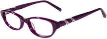 Load image into Gallery viewer, Jones New York Womens Plastic Soft Rectangle Eyewear Frame, J218 Purple 47mm Jones New York
