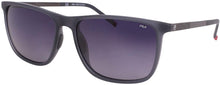 Load image into Gallery viewer, Fila SF9247 4G0P Sunglasses Men's Grey/Grey Polarized Lenses Rectangular 58mm
