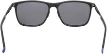 Load image into Gallery viewer, Fila SF9247 U28P Sunglasses Men's Black/Grey Polarized Lenses Square 58mm