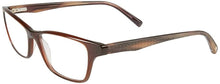 Load image into Gallery viewer, Jones New York Mens Petite Plastic Rectangle Eyewear Frame, Brown J230 . 48mm Jones New York