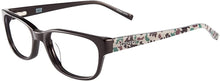 Load image into Gallery viewer, Converse Big Kids Black Rectangle Plastic Eyeglass Frame K300. 47mm