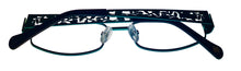 Load image into Gallery viewer, Lucky Womens Ivy Teal Metal Eyeglass Soft Rectangle 51mm
