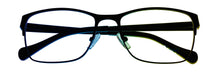 Load image into Gallery viewer, Lucky Brand Mens Black Soft Rectangle Metal Frame Tides 54mm