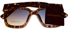 Load image into Gallery viewer, Lucky Brand Unisex Sunglasses Plastic Square Sycamore Pink Tortoise Gradient Len