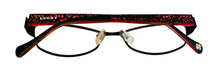 Load image into Gallery viewer, Lucky Brand Womens Ophthalmic Eyeglass Soft Rectangle Black Metal Delilah 52mm