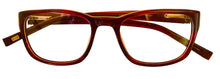 Load image into Gallery viewer, Jones New York Mens Ophthalmic Plastic Rectangle Eyewear Frame J748 Ruby 51