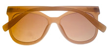 Load image into Gallery viewer, Kenneth Cole Reaction Womens Cat Eye Clear Beige Plastic Sunglass KC1411. 25F
