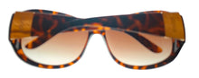 Load image into Gallery viewer, Reaction Sunglass Womens Tortoise Rectangle Plastic, Gradient Lens KC1101. 52F