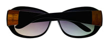Load image into Gallery viewer, Reaction Sunglass Womens Black Rectangle Plastic, Gradient Lens KC1101. 1B
