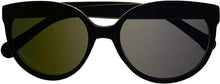 Load image into Gallery viewer, Converse Mens Black Oval Plastic Sunglass, Solid Smoke Lens H078