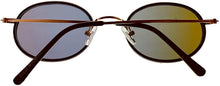 Load image into Gallery viewer, Isaac Mizrahi Womens Gold Black Oval Metal Sunglass IM31260 BK