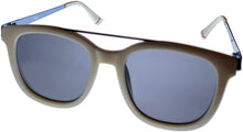Load image into Gallery viewer, Fila Mens White Blue Single Top Bar Soft Square Sunglass SF9335 06VC Fila