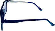 Load image into Gallery viewer, Fila Mens Black Blue Soft Square Sunglass SF9287. 0Z42